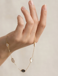 Golden Aura: Iridescent Horizon Station Bracelet