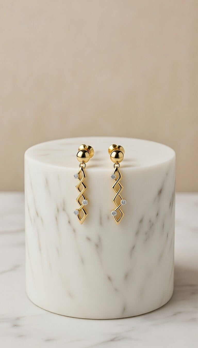 Thorns Collection Branch Drop Earrings