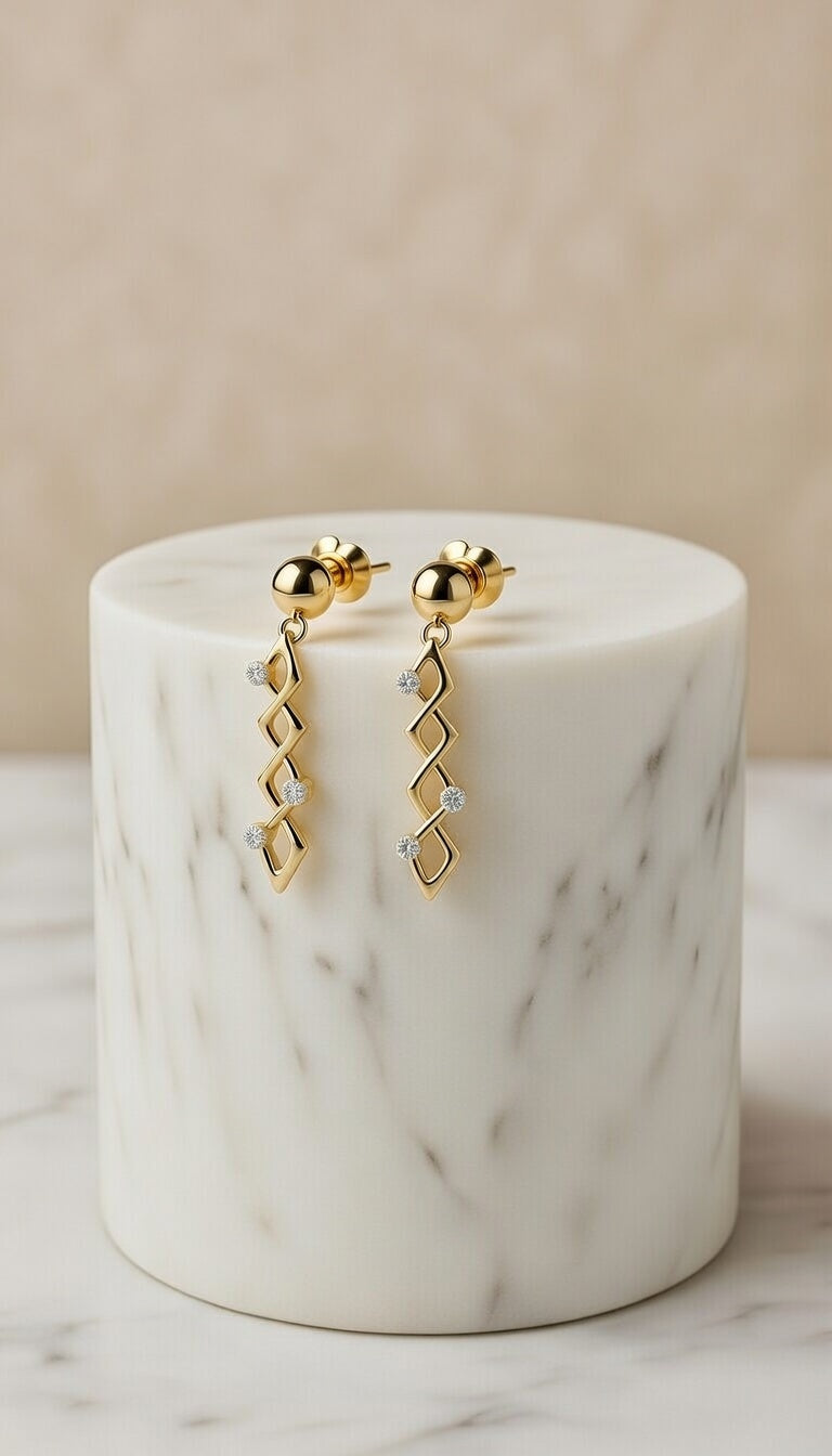 Thorns Collection Branch Drop Earrings