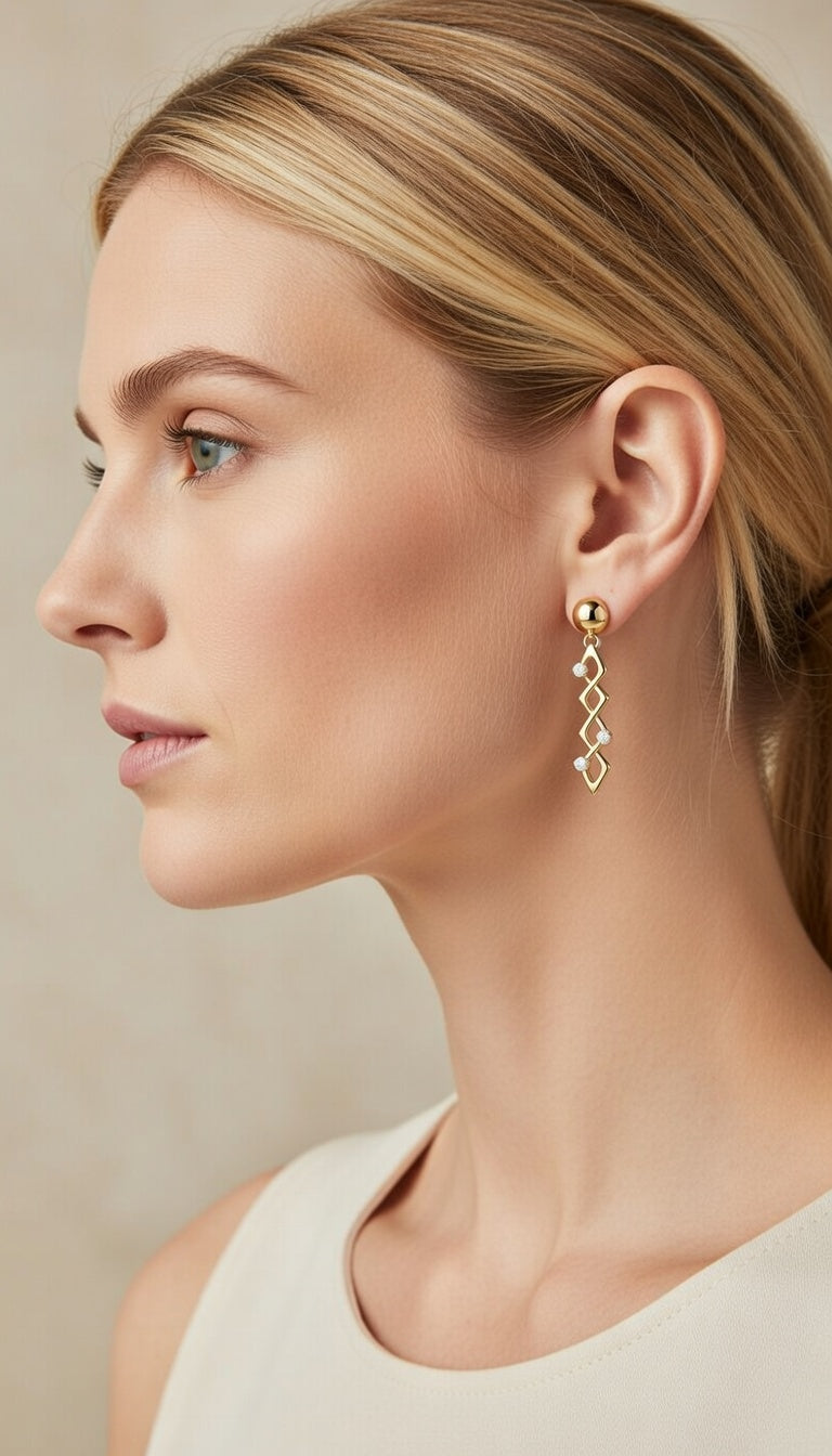 Thorns Collection Branch Drop Earrings