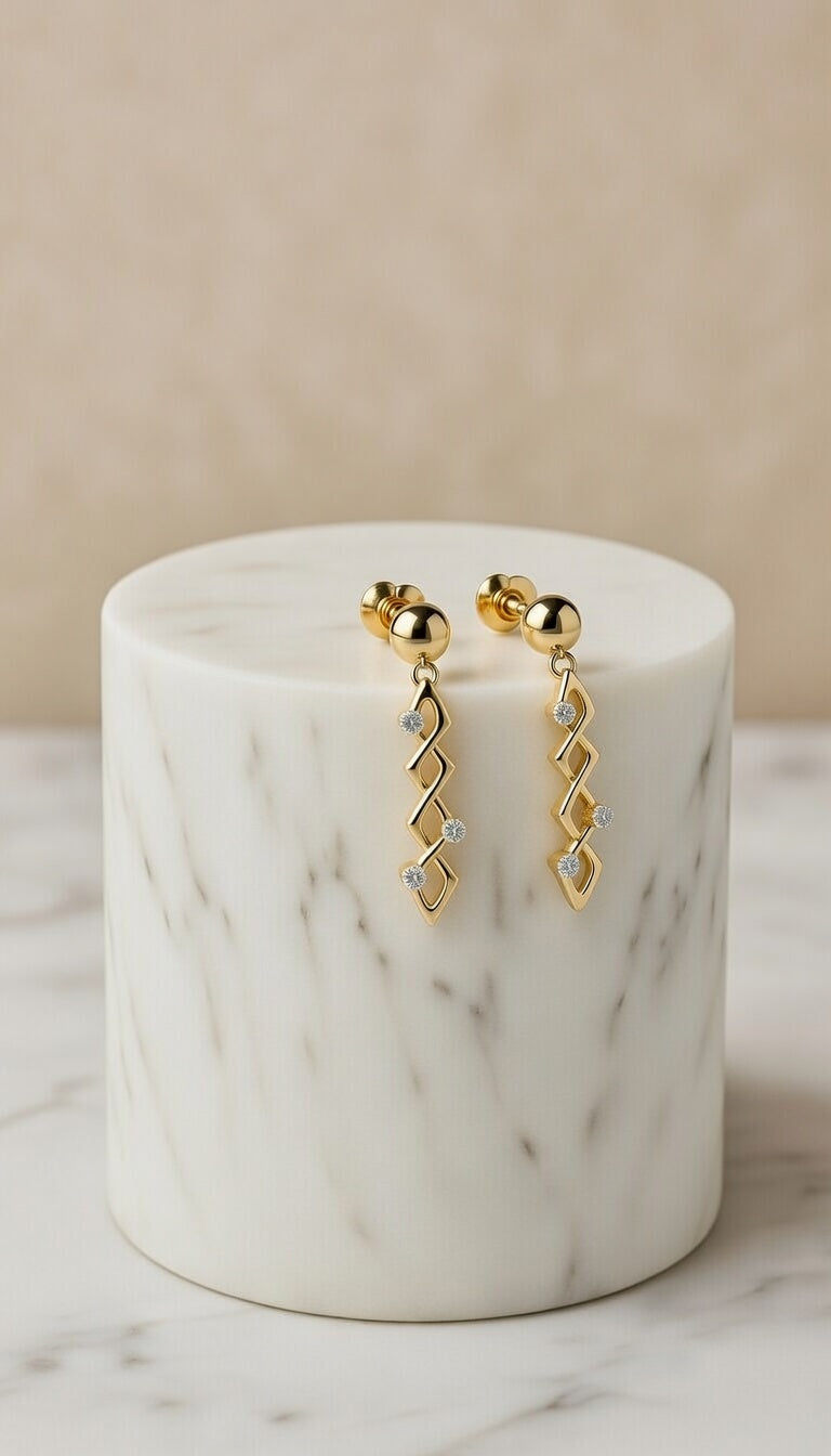 Thorns Collection Branch Drop Earrings