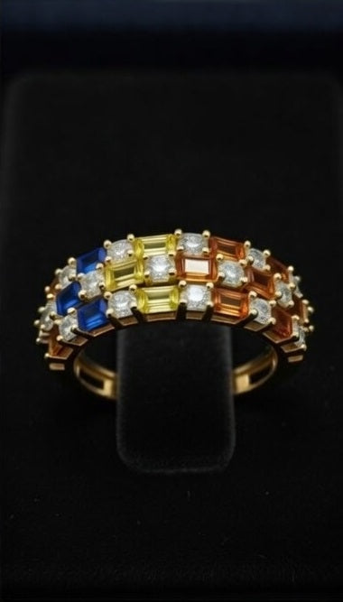Multi-Sapphire Ring